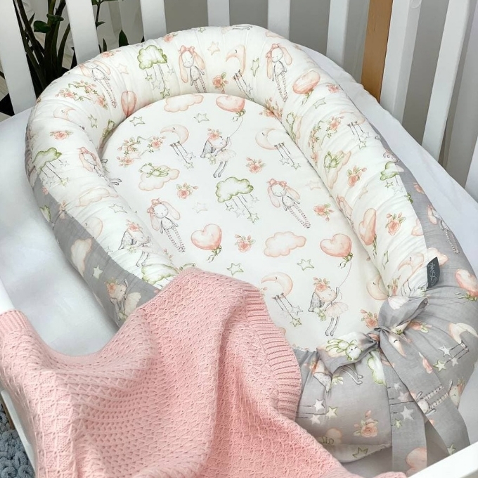 Protectie somn – Baby Nest Baby Pastel